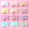 Hair Accessories Born Baby Headband For Girls Headwear Candy Color Curly Care Headwrap Kids Cute Elastic Band Wide