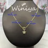 36% KORTING Ketting/Gu Familie Nieuwe Brief Diamant Bloem Trend Kraagketting Gepersonaliseerde Cool Style Fashion Ketting