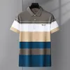 Męskie polo luksusowe bawełniane koszulę polo Men Men z nadrukiem z krótkim rękawem T-shirt Lato Summer Business Casual Cool Wygodne topy M-4xl 230621