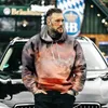 Männer Hoodies 2023 Herbst Und Winter Mode Natürliche Landschaft männer Hoodie 3d Kunst Druck Platte Casual Pullover Übergroßen