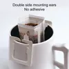 Sacs de rangement 25/50 pièces sac filtre à café goutte à goutte Portable unique jetable suspendu oreille papier filtrant fournitures de bureau à domicile