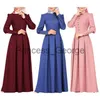 Robes Décontractées Abaya Dubaï Turquie Musulman Mode Femmes Hijab Robe Islam Caftan Marocain Robes Vestidos Vêtements Robe Musulman x0625