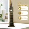 Decorative Objects Figurines Big Ben England Metal Building Model Ornament Landmarks In London Landmark Decoration 230625