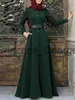 Casual Dresses ZANZEA 2023 Fashion Muslim Sundress Women Elegant Long Sleeve Solid Marocan Caftan Vintage Button Down Hijab Dress Dubai Vestido x0625