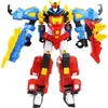 Giocattoli di trasformazione Robot ABS Mini Force Tre modalità Super Dino Power Transformation Robot Toys Action Figures MiniForce X Deformation Dinosaur Toy 230621