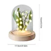 Night Lights Light Lily Of The Valley Flowers Material Kits Desk Lamp Making Battery Powered Unfinished For Wedding Party