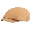 Chapeau à pointe en coton littéraire jeunesse béret femmes hommes rétro gavroche casquettes mode unisexe peintre casquette octogonale Gorras chapeau de soleil