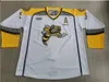 College Hockey Wears Foto fisiche Sarnia Sting # 5 Jakob Chychrun BIANCO Uomini Giovani Donne Vintage High School Taglia S-5XL o qualsiasi nome e numero di maglia