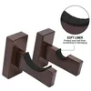 Other Sporting Goods 2pcs Wooden Baseball Bat Display Holder Rack Portable Wall Mount Stand Softball Bat Hockey Stick Rack Bracket 230621