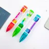 Bubble Pen Anti Lęk Projekt klepsydry Stres Stress Kolny płyn bubbler Fidget Desk Toys School Supplies