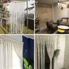 ستارة بوهو غرفة المعيشة نافذة القطن مصنوع يدويًا منسوجة جدار جدار ديكور باب مقسم للمنزل الشقة 90x180cm