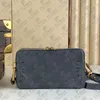 M82035 Tronco suave Cartera usable Bolsa de mensajero Bolso de hombro cruzado Moda unisex Diseñador de lujo Totes Bolso Bolso de calidad superior Entrega rápida