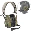 Fone de ouvido tático GEN 6 Headset tático Hunting Shooting Noise Reduction Headset para OPS Core ARC e Wendy M-LOK Helmet Head Mounted 2 em 1 230621