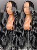 30inch Body Wave Spets Front Wig 13x4 Spets Frontal Wig HD Spets Wig 13x6 Mänskliga hår peruker för kvinnor Vattenvåg Glueless