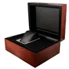 Cajas de relojes Estuches Caja de madera de marca de pintura brillante de lujo de alta calidad para decoración de joyas Almacenamiento de exhibición Deli22