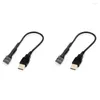 Motherboards 2Pcs 20cm 9 Pin Male To External USB A PC Mainboard Internal Data Extension Cable