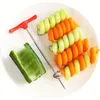 1pc, Potato Spiral Cutter, Manual Roller French Fries Cutter, Rotary Chopper Grater, Kitchen Gadgets, Cooking Tools, Vegetable Slicer