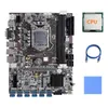 Moederborden B75 ETH Mijnbouw Moederbord 12 PCIE Naar USB LGA1155 Met Willekeurige CPU RJ45 Netwerk Kabel Thermische Pad