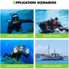 Ensembles de tubas Smaco Mini réservoir de plongée Cylindre d'oxygène Plongée Exploration sous-marine Sauvetage d'urgence Équipement professionnel Snorkel 230625