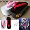 Kvinnor japanska oiran tayu 3 ben Koma Geta CLOG flip-flop cosplay toffelskor cosplay halloween japanska harajuku ny 2023