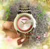 Top model Fashion Lady quartz battery super Watches 38mm Casual Bee women rose gold silver Clock Luxury Sapphire glass popular simple business casual Watch Gifts