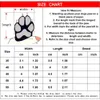 Chaussures 4pcs / ensemble Chaussures pour chiens pour chiots pour petits chiens moyens et grands chiens Bottes d'hiver Bottes Pet Paw Protecteurs Couvrir les bottines de neige pour la randonnée