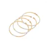 Bracelet 4 Pcs Or Bijoux Éthiopiens Ouvrable Dubaï Bracelets Femmes Hommes Filles Bracelets Africain Européen Éthiopie Mariée Cadeaux De Mariage Melv22