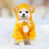 Vêtements pour chiens Vêtements pour animaux de compagnie Vêtements adorables chandails chauds ours chapeau d'oreille pour l'automne et l'hiver