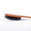 Top quality AVDA Wooden Large Paddle Brush Brosse Club Massage Hair Brush Comb Prevents hair loss Hair Sac Massager