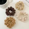 Women Solid Color Towel Scrunchie Rubber Bands Ponytail Holder Elastic Hair Bands Korea Hair Ties Fashion Hair Accessories