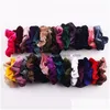 Аксессуары для волос 40 цветов VEET Scranchies Elastic Hair Hairtail Hostail Holder Hairs Ties Scrunchie для женщин или девочек 20шт.