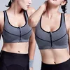 Altri articoli sportivi Reggiseno sportivo Large Size Active Wear Women Gym Push Up Running Yoga Crop Top Fitness Zipper Gilet ad alto impatto Intimo 230621