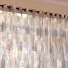 Cortina 100x250cm Floral Tree Voile Cortinas de janela transparente Ramo vintage Tule Tule Quarto Sala de estar