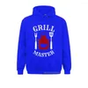 Erkek Hoodies Vintage Grill Master Barbekü Önlük ve Ut -ızgaralar ızgara Hoody 2023 Erkek Sweatshirts Uzun Kollu Davlumbazlar