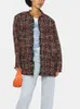 Women's Jackets Women Jacket 2023 Autumn And Winter Tassel Edge Coat Tweed Assorted Color With Pockets