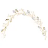 Bandanas Pearl Hair Tie Headband Wedding Accessories Brides 27x2.5x0.5cm Women Headpiece Bridal Metal Pieces Bridesmaid