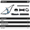 Car Truck Racks Telaio per bicicletta LEXON XC TRIAL Telai per bici da fondo Carbon Mountain Bike Full Suspension 29er Boost frameset ROCKSHOX 230621