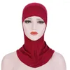 Foulards Femmes Musulmanes Underscarf Bonnet Stretchy Cross Inner Hijab Turban Caps Femme Islamique Head Wrap Cap Bandeau Turbante Mujer