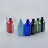 Storage Bottles Multicolor 200ML X 25 Plastic Square With Essential Oil Pump Massage Cleaning Packaging Cosmetics PET Containers