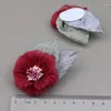 Decoratieve Bloemen 10 stks/partij Stof Meeldraden Voor Meisjes Kids 'Haaraccessoires Corsage En Haarband Diy Materiaal