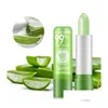 Lipstick Kiss Beauty Aloe Vera Moist Temperature Color Change Lady Long Lasting Lip Moisturizer Jelly Balm Dhs 60Pcs Drop Delivery H Dhu9X