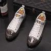 Novo designer de alta qualidade masculino branco preto retalhos sapatos casuais com cadarço flats rock tênis esportivo mocassins masculinos zapatos hombre d2h60