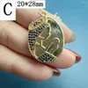 Charms Fashion Metal Zircon Religious Holy Virgin Guadalupe Cross Pendants for Jewelry Making Necklace Accessoarer