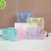 New 5 Color Waterproof PVC Cosmetic Storage Bag Women Transparent Organizer for Makeup Pouch Compression Travelling Bath Storage Bag