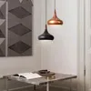 Lampes suspendues Moderne Et Simple LED E27 Lumière Pour L'amélioration De La Maison Entrée Chambre En Fer Forgé Flûte Modélisation