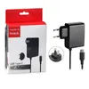 Nintendo Switch AC Adapter Travel Wall Charger Strömförsörjning för NS Switch Lite 5V 2.4A EU US Plug med boxpaket