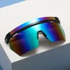 wholesale sunglasses polarized luxurys designers mens sunglasses Outdoor Sports Cycling Mirror Fashion One Piece Sunglasses Large Frame Sun Shade Sunglasses