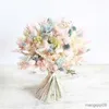 Bouquet de fleurs séchées, nouveau produit, lapin, herbe, magnifiques Bouquets de mariée, arrangements de pièce maîtresse de mariage, cadeau pour mère