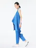 Miyake veckad halsdukrock väst kvinnor 2023 vår sommar ny koreansk modedesigner