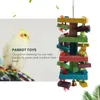 Другие птицы поставляют игрушку с большим средним попугаем клетки, африканские какаду африканские серые ара